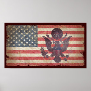 USA flagga Poster
