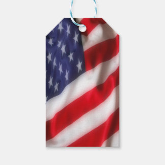 USA-flagga Presentetikett