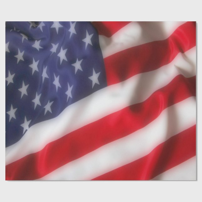 USA-flagga Presentpapper (Platt)