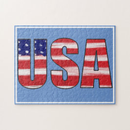 USA flagga Pussel