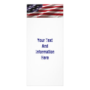 USA flagga-rackkort Reklamkort