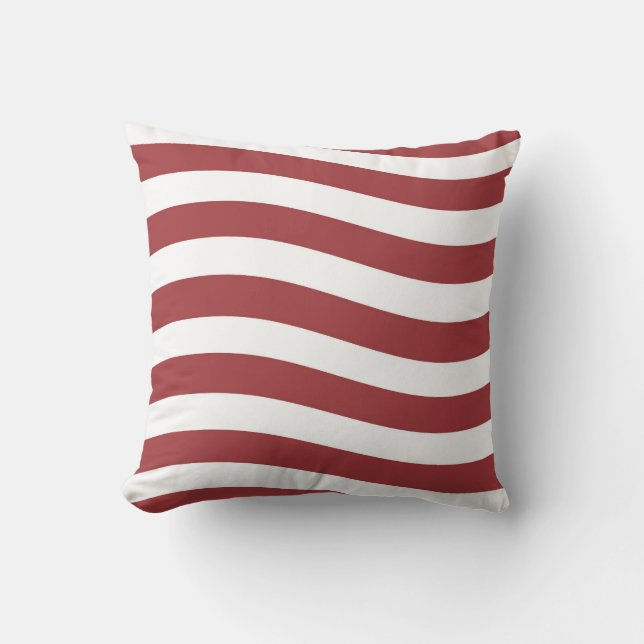 USA FLAGGA RAND PILLOW KUDDE (Framsida)