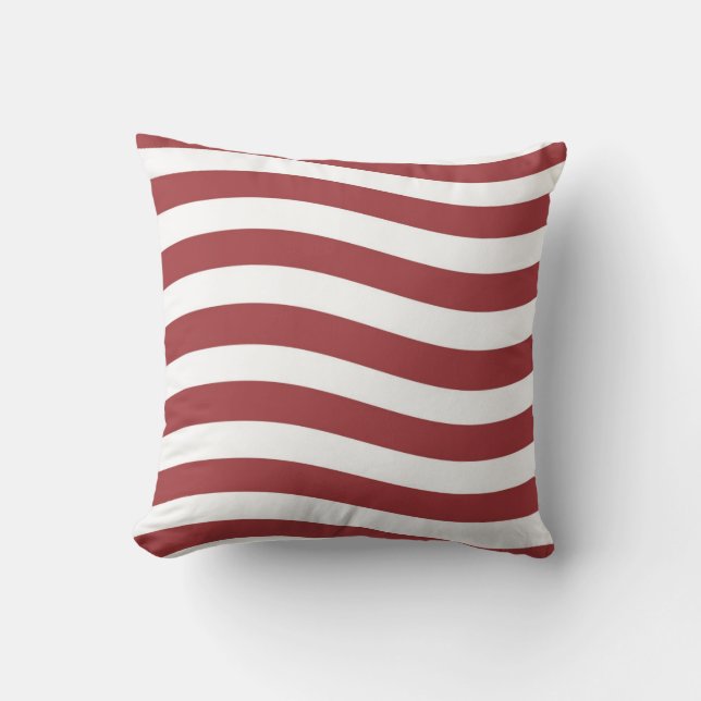 USA FLAGGA RAND PILLOW KUDDE (Framsida)