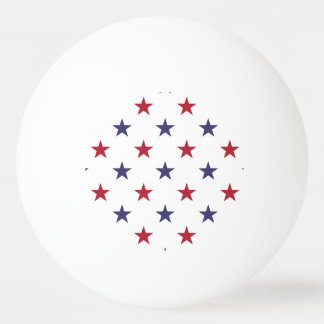 USA flagga Red and Flagga Blue Stars Pingisboll
