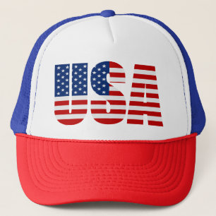 USA flagga Red White & Blue Keps