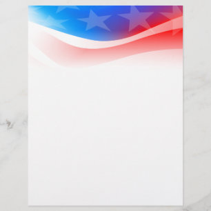 USA flagga Reklamblad