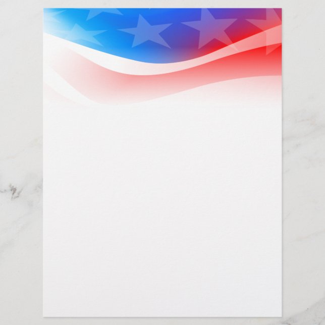 USA flagga Reklamblad (Framsidan)