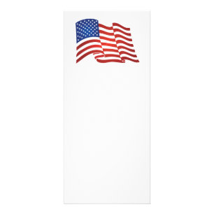 USA flagga Reklamkort