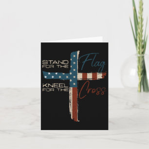 USA flagga Religiösa citat 4 juli Christian Fai Kort