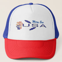 USA flagga Ro på sin Personlig av blått