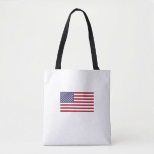 USA flagga rött vitt blått patriotisk väska