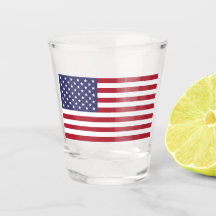 USA flagga Shot Glass