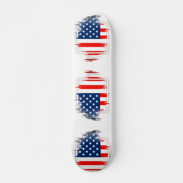 USA FLAGGA SKATEBOARD DECK (Framsida)