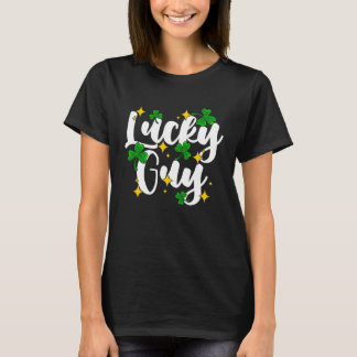 USA flagga St patrick's day T Shirt