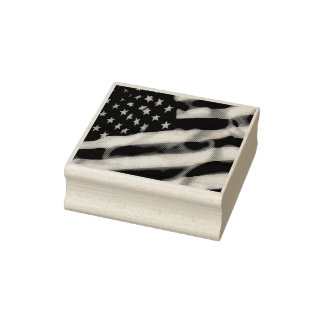 USA-flagga Stämpel