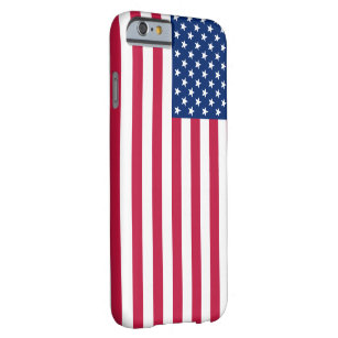 USA flagga Stars och stripes Patriotic iPhone 6 Fo Barely There iPhone 6 Skal