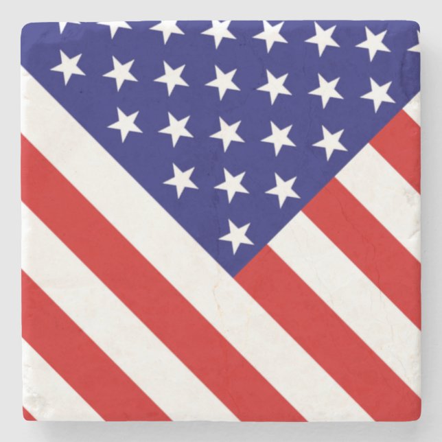 USA flagga Stenunderlägg (Framsidan)