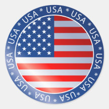 USA flagga Sticker