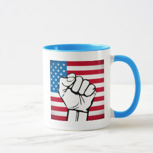 USA flagga Stigning Fort Mugg