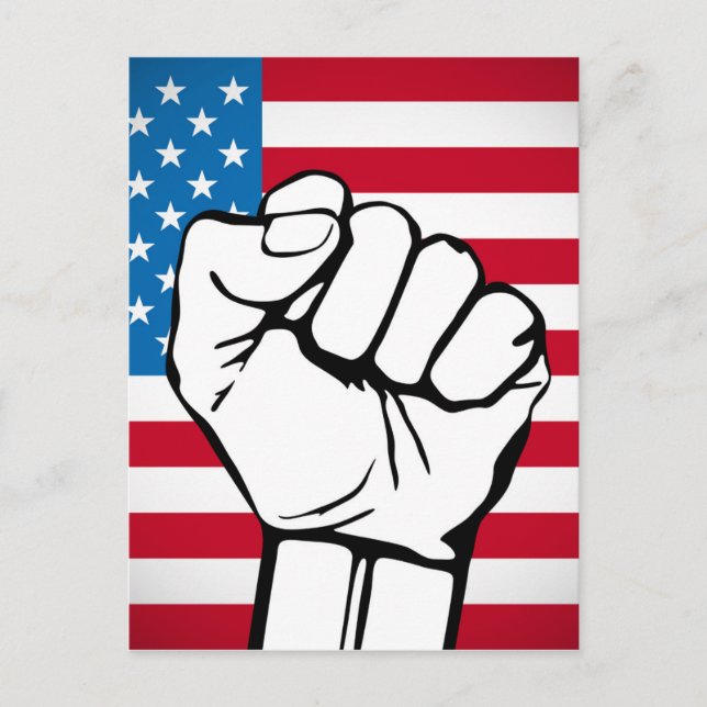 USA flagga | Stigning Fst Vykort (Framsida)