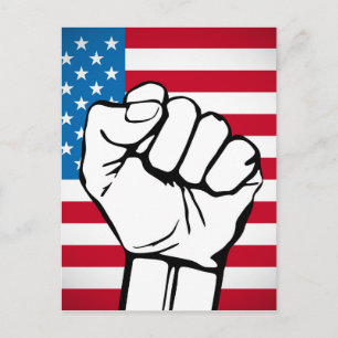 USA flagga Stigning Fst Vykort