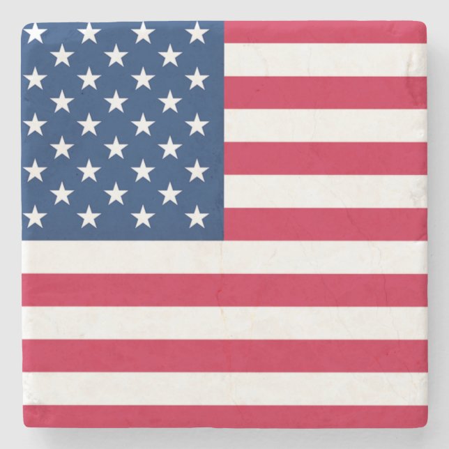 USA flagga Stone Underlägg (Framsidan)