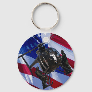 USA FLAGGA SWAT HELICOPTER NYCKELRING