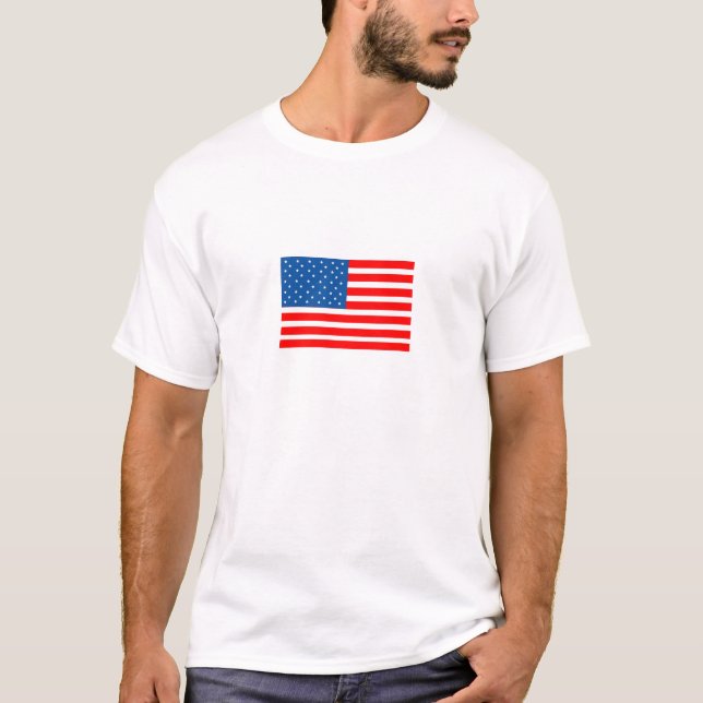 USA flagga T-shirt (Framsida)