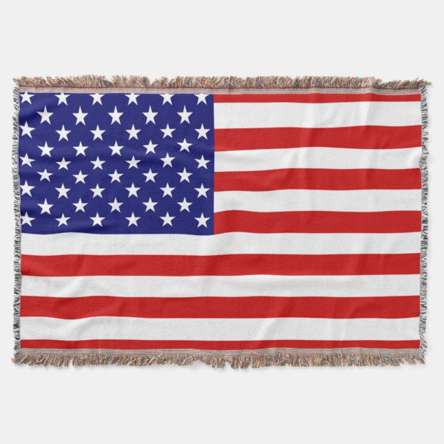 USA flagga tbt Filt (Framsidan)