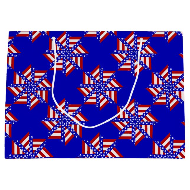 USA flagga-Teabag Folding S14b-GIFT BAG L (Framsidan)