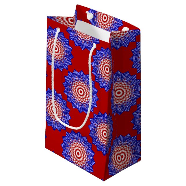 USA flagga-Teabag Folding S4-GIFT BAG s (Framsidan Vinklad)