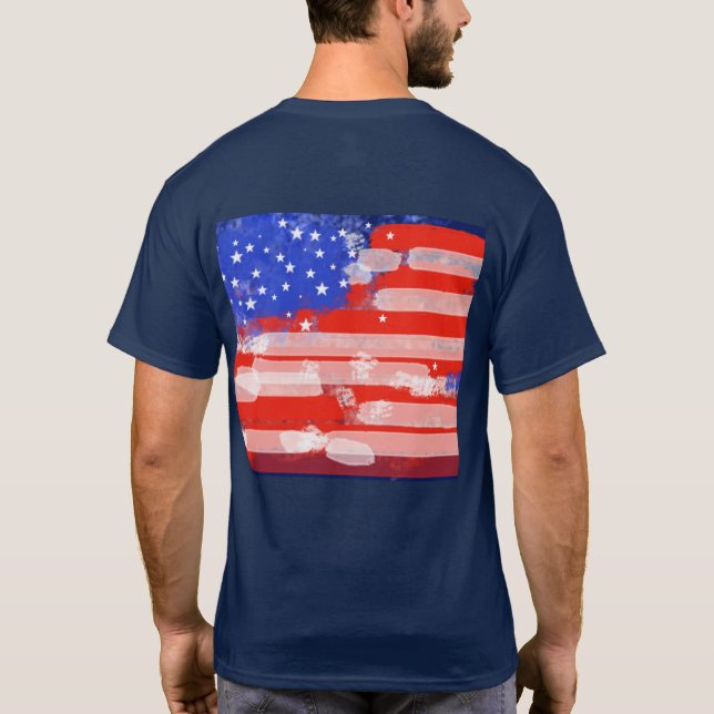 USA flagga Tee (Baksida)