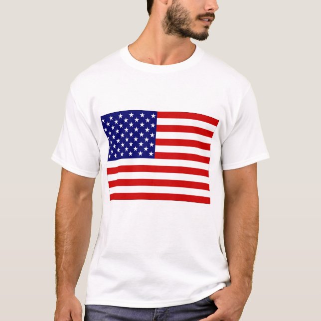 USA-flagga Tee (Framsida)