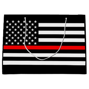 USA flagga Thin Red Line Tema på en