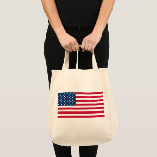 USA flagga Tote Bag Förenta staterna Tygkasse