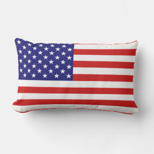 USA flagga tpcn Lumbarkudde