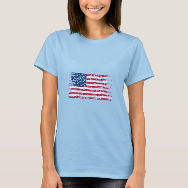 USA flagga Tröja (Framsida)