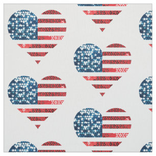 USA flagga Tyg