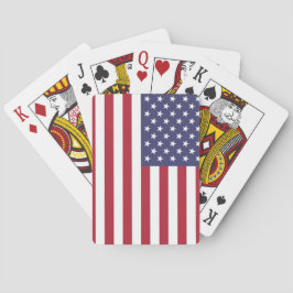USA flagga, USA:s flagga, Amerikanska flagga Casinokort