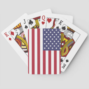 USA flagga, USA:s flagga, Amerikanska flagga Casinokort