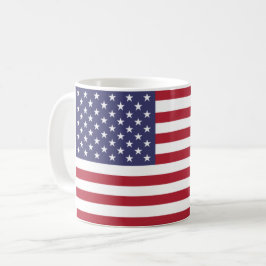 USA flagga, USA:s flagga, Amerikanska flagga Kaffemugg
