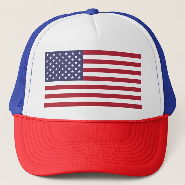 USA flagga, USA:s flagga, Amerikanska flagga Keps (Framsida)
