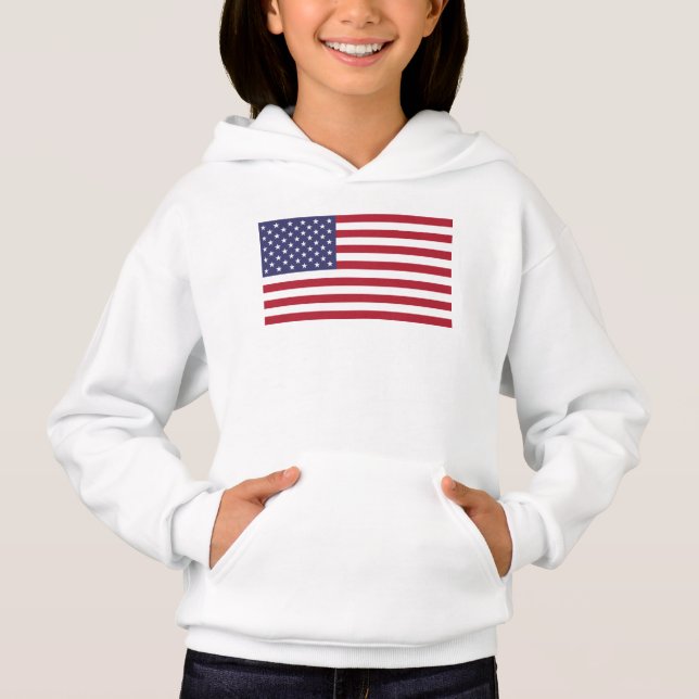 USA flagga, USA:s flagga, Amerikanska flagga T Shirt (Framsida)