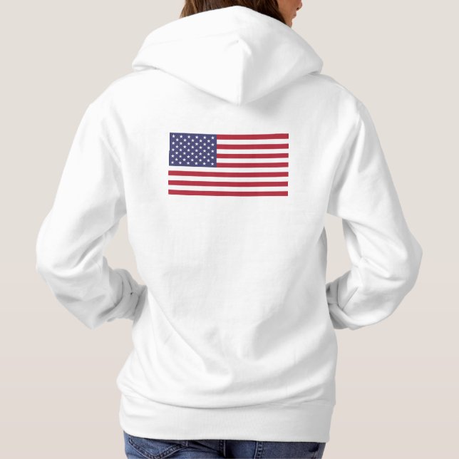 USA flagga, USA:s flagga, Amerikanska flagga T Shirt (Baksida)