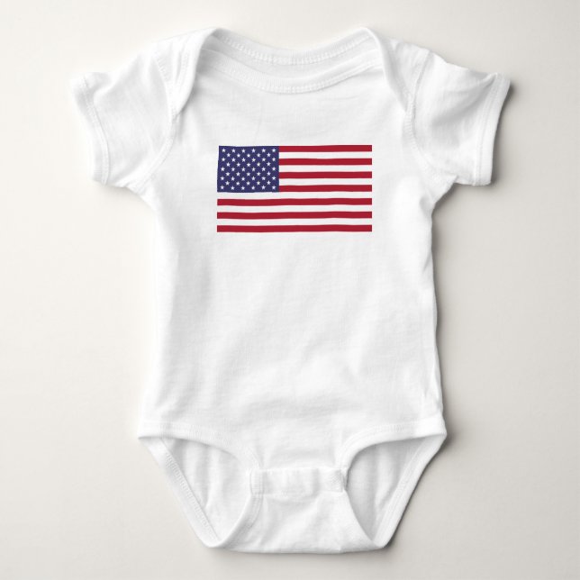 USA flagga, USA:s flagga, Amerikanska flagga T Shirt (Framsida)