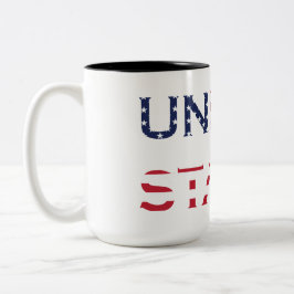 USA Flagga, USA Två-Tonad Mugg