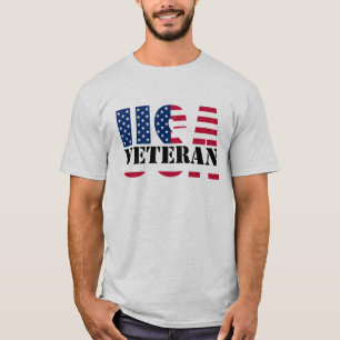 USA flagga Veteran TShirt T Shirt