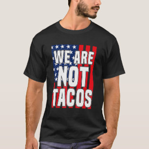 USA flagga, vi har inga taktik, inte er frukost-ta T Shirt