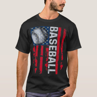 USA flagga Vintage Pappa Mamma Tee