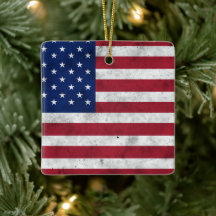USA flagga vintage rött vitt blått Amerika patriot